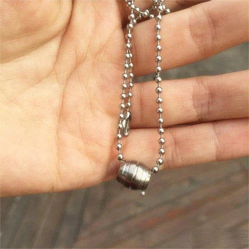 Titanium Knife Lanyard Bead Paracord Necklace Pendant Bracelet Making EDC Beads 07FC0E-D4 - KOEEK