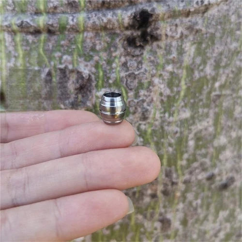 Titanium Knife Lanyard Bead Paracord Necklace Pendant Bracelet Making EDC Beads 07FC0E-D4 - KOEEK