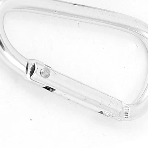 Outdoor Metal D Ring Shaped Snap Clip Key Chain Holder Carabiner Hook 10pcs 07FC0E-D4 - KOEEK