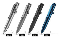 Titanium Alloy Ball Point Pen Portable Collection Writing Short Pen EDC Tools 07FC0E-D4 - KOEEK