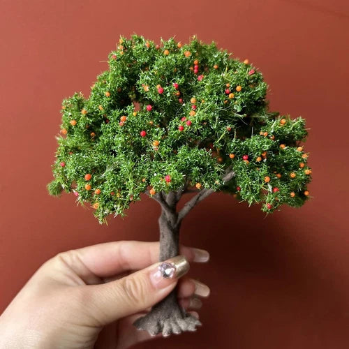 Miniature Fruit Tree Model Wire Trunk Landscape Diorama Scenery Craft Material 07FC0E-D4 - KOEEK