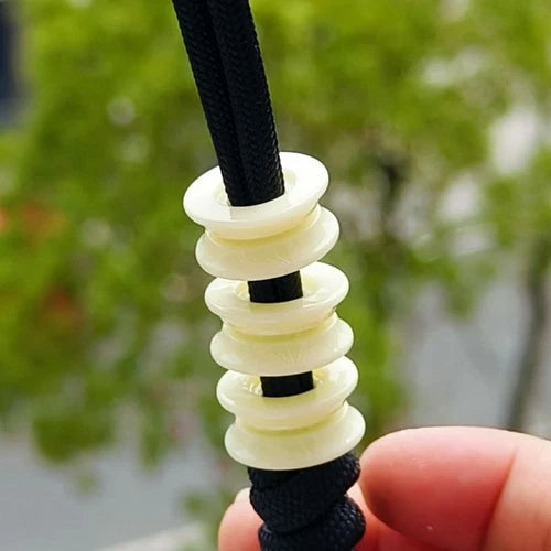 Resin Knife Lanyard Bead Necklace Paracord Pendant Bracelet Making Charm DIY 07FC0E-D4 - KOEEK