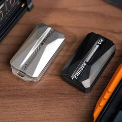 Hot Mechanical Card-pushing Magnetic Slider Stainless Steel Fidget Men EDC Gift 07FC0E-D4 - KOEEK