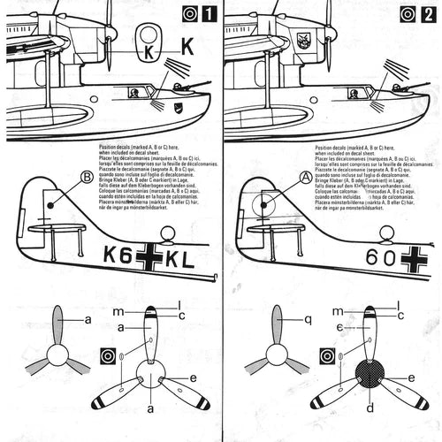 1/72 German Dornier Do 18G-1 406 1940 18 D2 506 1938 Seaplane Water Slide Decal 07FC0E-D4 - KOEEK