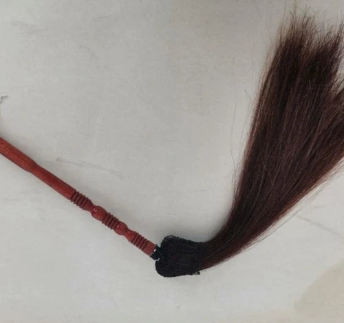 REAL Horse Tail Fly Whisk Swatter TV prop Martial Arts Buddhist Horsetail 07FC0E-D4 - KOEEK