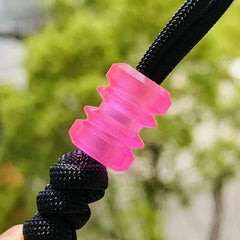 EDC Resin Knife Lanyard Bead Paracord Necklace Pendant Bracelet Bead DIY Pink 07FC0E-D4 - KOEEK