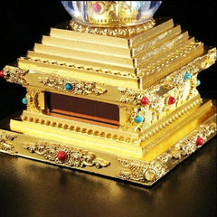 14.5cm Copper Ancient Buddhist Stupa Buddha Tower Decor  Home Design 07FC0E-D4 - KOEEK