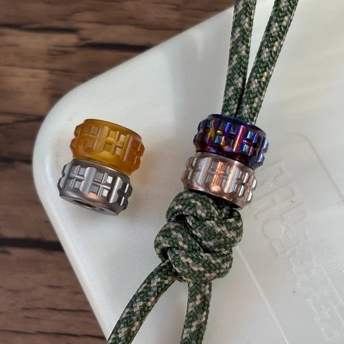 EDC Beads PEI Titanium Lanyard Bead Necklace Paracord Pendant Bracelet DIY Beads 07FC0E-D4 - KOEEK