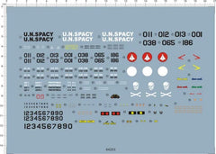 Detail Up 1/60 Scale VF-1A/S Macross Spacecraft Model Markings Water Slide Decal 07FC0E-D4 - KOEEK