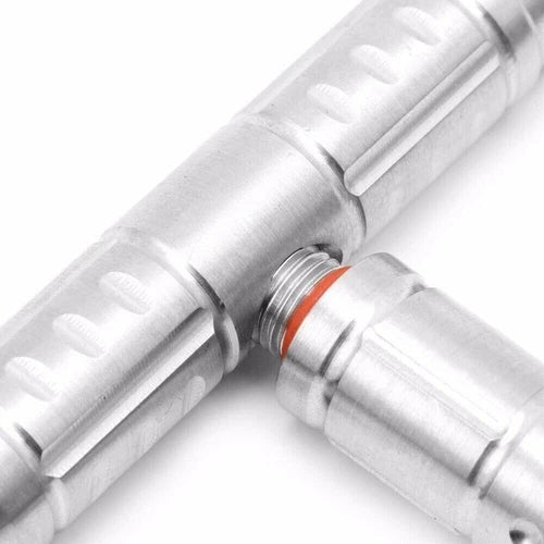 EDC Stainless Steel Pocket Ball Pen Ballpoint Pen Office Signature Outdoor Tool 07FC0E-D4 - KOEEK