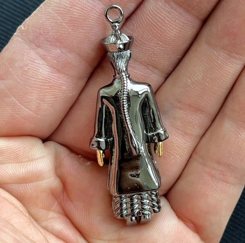 Brass Chinese Zombie Statue Pendant Decor 07FC0E-D4 - KOEEK