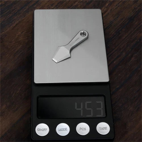 Mini Titanium Pry Bar Crowbar Keychain Necklace Pendant Pocket EDC Tool Outdoor 07FC0E-D4 - KOEEK