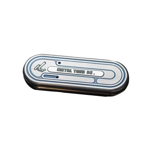 Portable Dz TOP H Mechanical Push Slider Fidgets Slider Metal Toy Cool Toys Gift 07FC0E-D4 - KOEEK