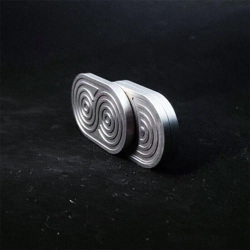 Stainless Steel Fidget Slider Haptic EDC Fidget Spinner Toy Stress Relief Toys 07FC0E-D4 - KOEEK