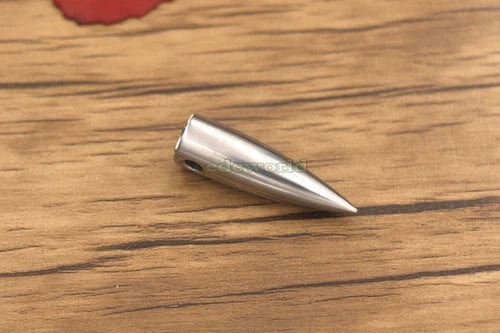 Solid TC4 Titanium Alloy Keychain Necklace Pendant Outdoor Survival EDC WR-III 07FC0E-D4 - KOEEK