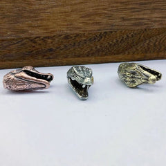 Crocodile Head Brass Bead Parachute Cord Knife Lanyard Pendant DIY Accessories 07FC0E-D4 - KOEEK