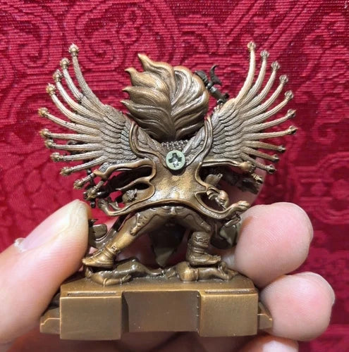 6CM Old Copper Statue Hayagriva Horse Head Buddha Home Design 07FC0E-D4 - KOEEK