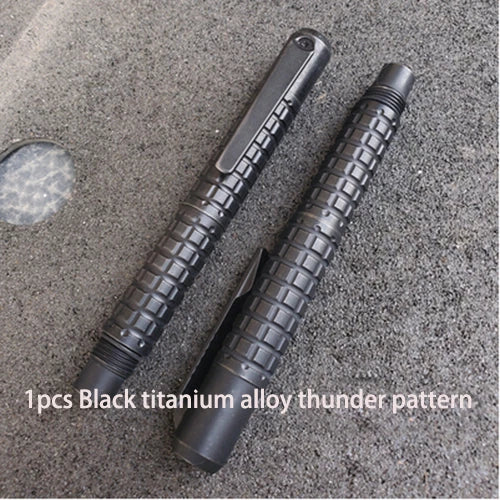 TC4 Titanium Alloy Multi Tools Tactical Signature Office Stationery EDC Pen Gift 07FC0E-D4 - KOEEK