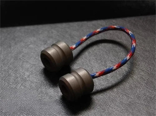Titanium Begleri Beads Worry Beads Fidget Toy Stress Relief Toy Finger Skill EDC 07FC0E-D4 - KOEEK