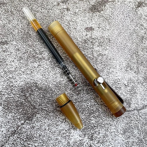 PEI Polyetherimide Titanium Bolt Action Pen Signature Writing BallpointPenEDC 07FC0E-D4 - KOEEK