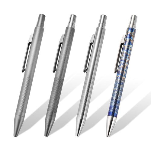 Titanium Alloy Pocket Signature Office Ball Pen Portable Outdoor Record EDC Pen 07FC0E-D4 - KOEEK