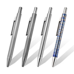 Titanium Alloy Pocket Signature Office Ball Pen Portable Outdoor Record EDC Pen 07FC0E-D4 - KOEEK