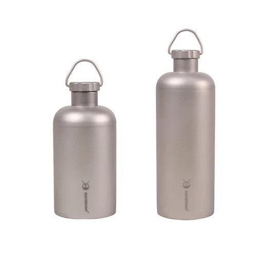 Travel Titanium kettle Water bottle Flagon Water cup Wine Cup 400ML 600ML 07FC0E-D4 - KOEEK