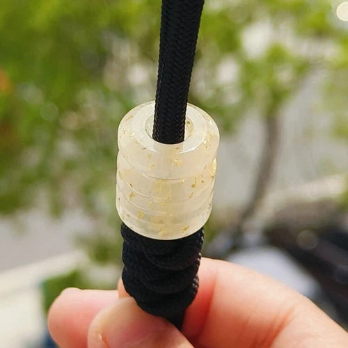 Glow in the Dark Resin Knife Lanyard Bead Necklace Paracord Pendant Charm DIY 07FC0E-D4 - KOEEK