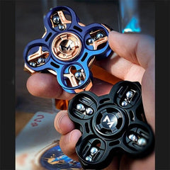 Stylish Rotating Linkage EDC Hand Spinner Alloy Fidget Spinner Office Gadgets 07FC0E-D4 - KOEEK