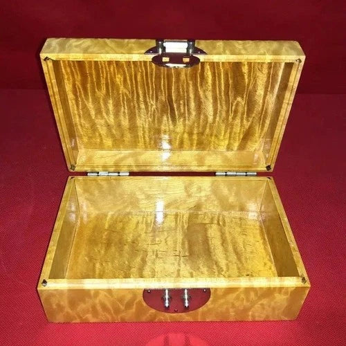 Golden Nanmu Jewelry Box 15×9×6cm Luxury Solid Wood Jewelry Storage Box GIFT 07FC0E-D4 - KOEEK