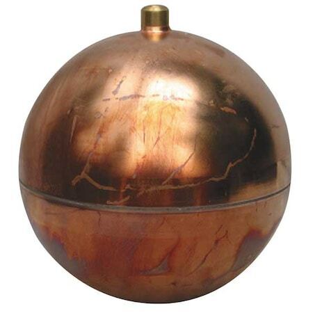 new Naugatuck GRC6023RD Float Ball Round Copper 6 in koeek - KOEEK