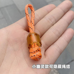 EDC Ultem PEI Parachute Cord Knife Bead Keychain Pendant Lanyard DIY Tool Gifts 07FC0E-D4 - KOEEK
