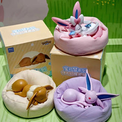 Authentic Pokemon Eevee sleeping position Series Blind Box Toy Figure  HOT 07FC0E-D4 - KOEEK