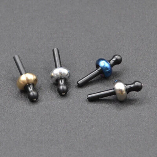 EDC Titanium Alloy Mushroom Hand Twist Spinning Tops Fingertip Hand Spinner Toy 07FC0E-D4 - KOEEK