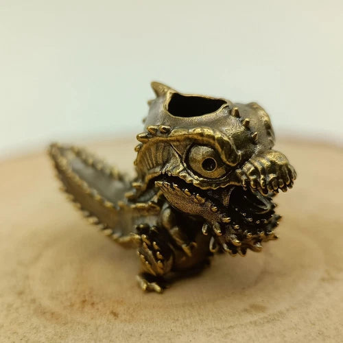 Dinotyrannus Brass Bead Parachute Cord Knife Lanyard Pendant EDC DIY Accessories 07FC0E-D4 - KOEEK