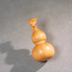 1Pc Exquisite Wooden Gourd Ornamental Pendant with Auspicious Decoration 07FC0E-D4 - KOEEK