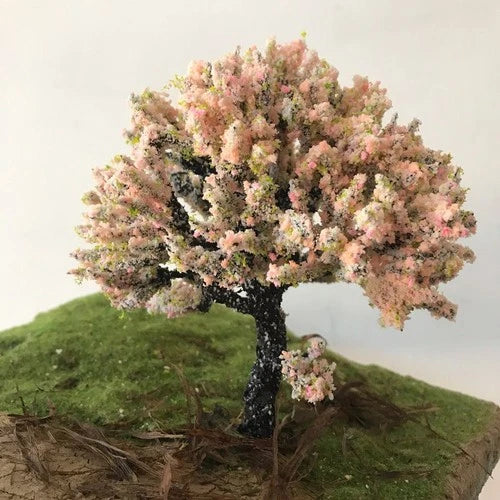18cm Model Wire Tree Pink Cherry Blossom Tree Diorama Scene Landscape 07FC0E-D4 - KOEEK