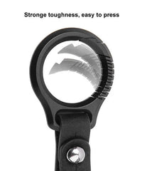 Titanium Alloy Leather Car Keychain Portable Key Ring Waist HangingPendantEDC 07FC0E-D4 - KOEEK