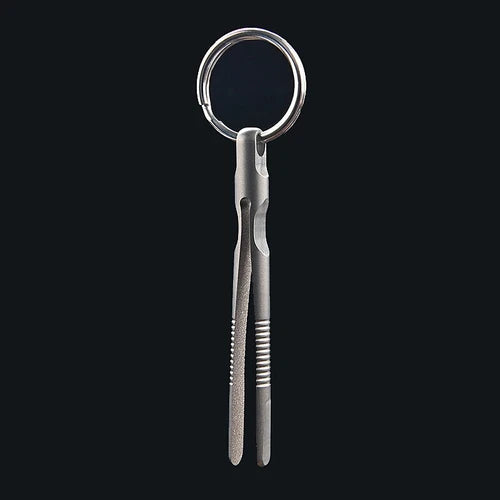 Hot Outdoor 2.3" EDC Titanium Alloy Tweezers Portable Gadgets Mini Tool 07FC0E-D4 - KOEEK