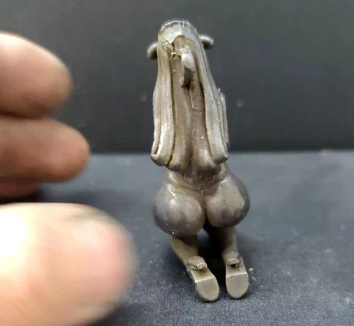 Brass Girl Statue Art Beauty Figurine Decor Netsuke Art Collectable 07FC0E-D4 - KOEEK