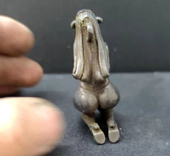 Brass Girl Statue Art Beauty Figurine Decor Netsuke Art Collectable 07FC0E-D4 - KOEEK