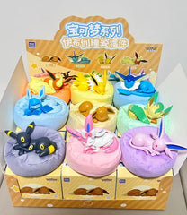 Authentic Pokemon Eevee sleeping position Series Blind Box Toy Figure  HOT 07FC0E-D4 - KOEEK