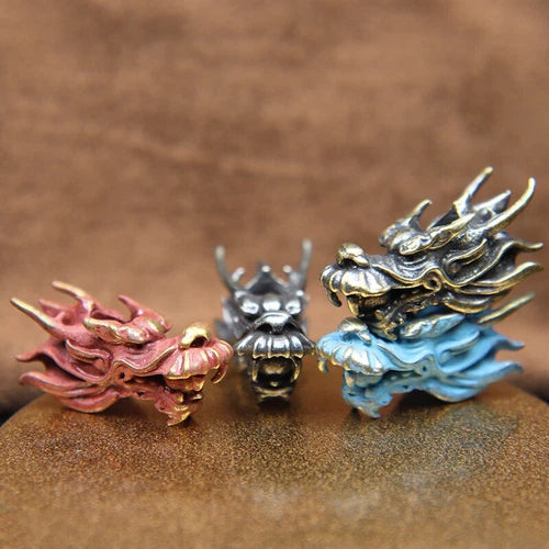 China Dragon Bead DIY Lanyard Paracord Beads Knife Bracelet EDC Kenchain Jewelry 07FC0E-D4 - KOEEK