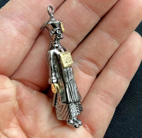 Brass Chinese Zombie Statue Pendant Decor 07FC0E-D4 - KOEEK