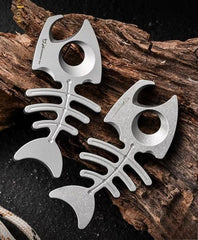 Titanium Alloy Bottle Opener Keychain Necklace pendant EDC Multi-tool 07FC0E-D4 - KOEEK