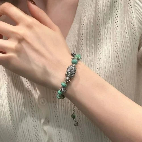 Zha Ki Ram Past and Present Shan Gui Flower Money Bracelet 07FC0E-D4 - KOEEK