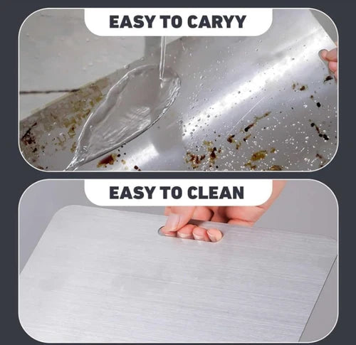 Titanium Double-Sided Cutting Boards Titanium Chopping Board For Kitchen Camping 07FC0E-D4 - KOEEK