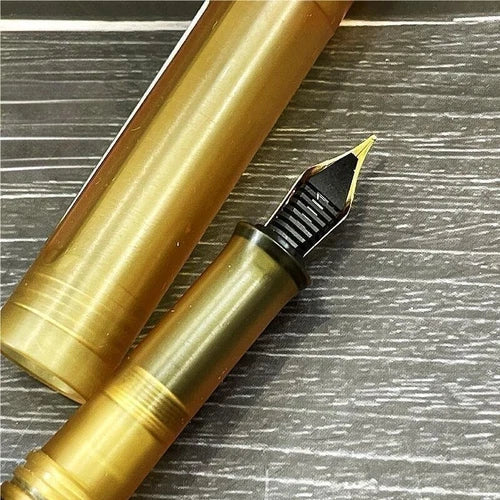 Ultem PEI Titanium Alloy Fountain Pen 0.5mm Schmidt Nib Pocket Signature Pen EDC 07FC0E-D4 - KOEEK