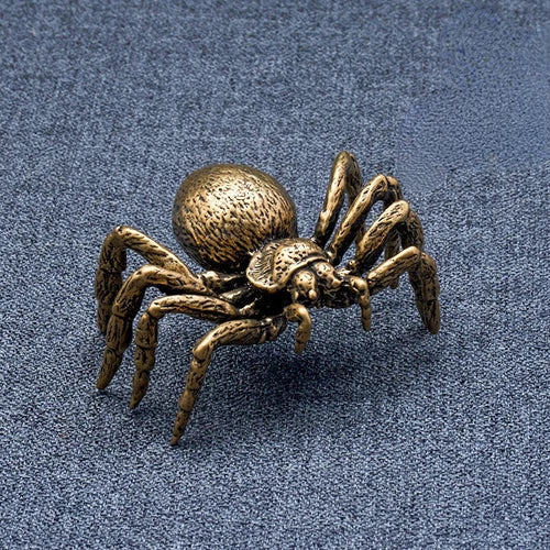 Animal Figurines Brass Spider Figurine Statue House Office Table Decoration Toys 07FC0E-D4 - KOEEK