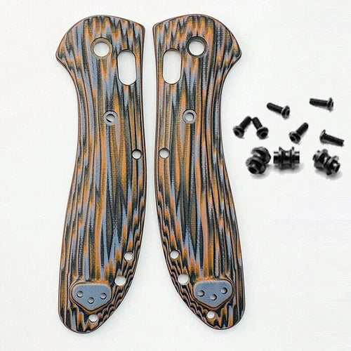 1 Pair Custom G10 Handle Scales with Screw For Benchmade Griptilian 551 Knifes 07FC0E-D4 - KOEEK